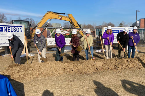 Keokuk CSD breaks ground on high school music wing project